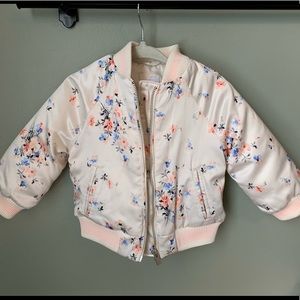 Baby Girls Floral Puffer